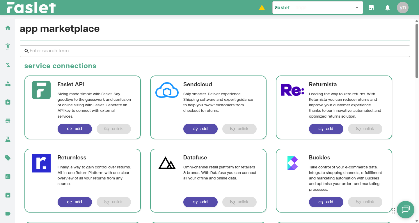 Faslet App Marketplace